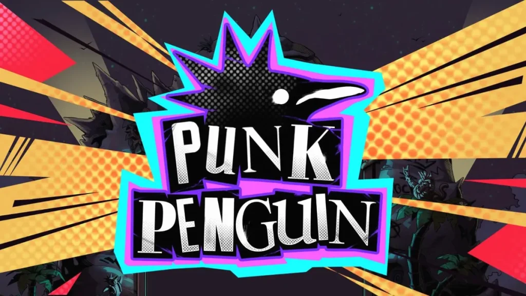 Punk Penguin slot game featuring rebellious penguins in a punk rock concert setting.